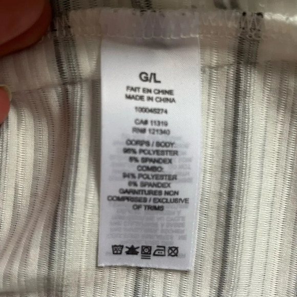 🤍 Dynamite Striped Button-Up Cardigan Top – Tailored Fit - Picture 8 of 8